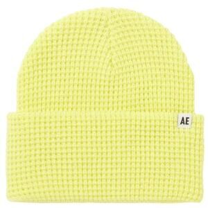 American Eagle Waffle Workwear Beanie, Yellow, Unisex, NWT